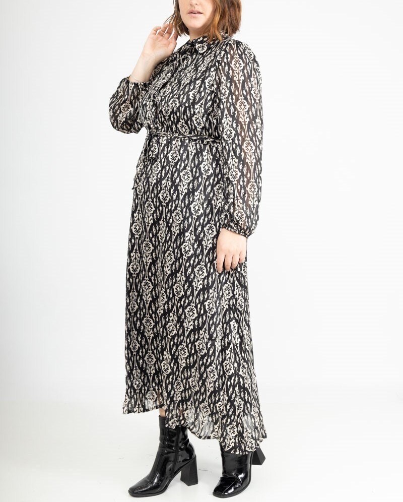 Wholesaler Lilie Plus - long dress with print plus size LXL XLXXL