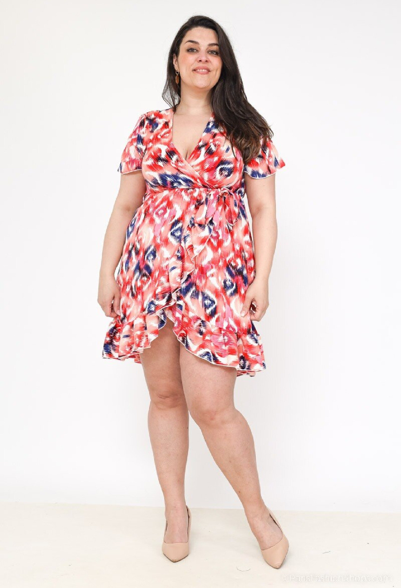 Wholesaler Lilie Plus - Printed dress big size
