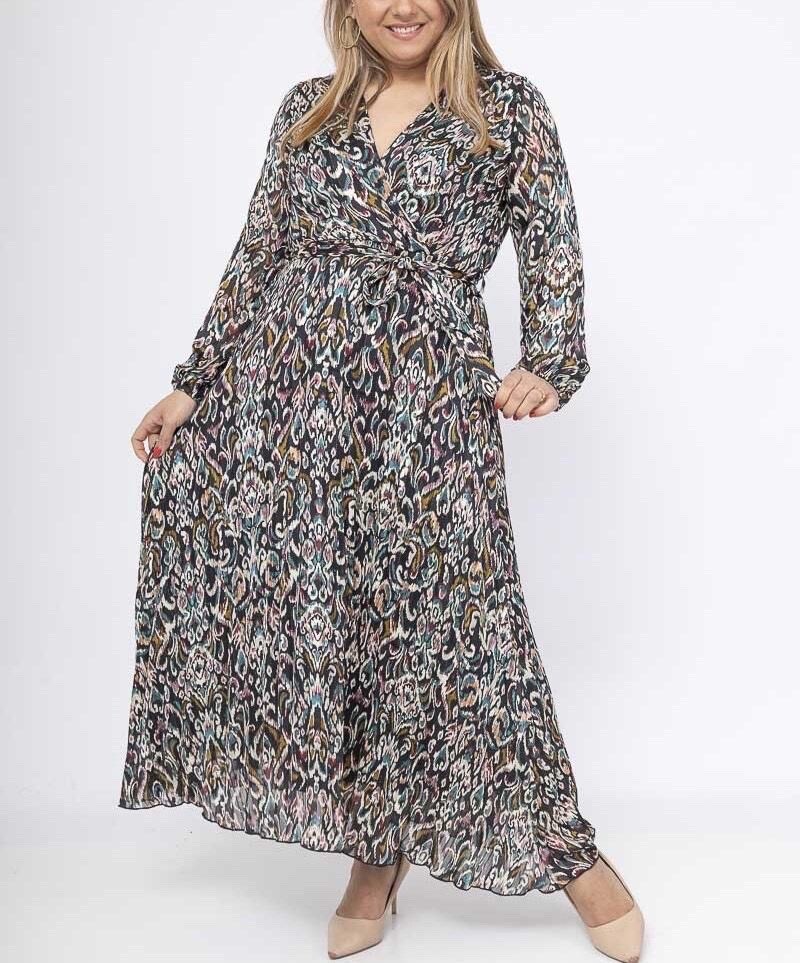 Wholesaler Lilie Plus - long dress with print plus size LXL XLXXL