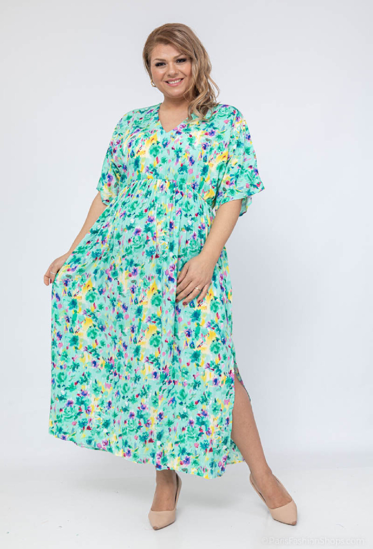 Wholesaler Lilie Plus - plus size printed long dresses