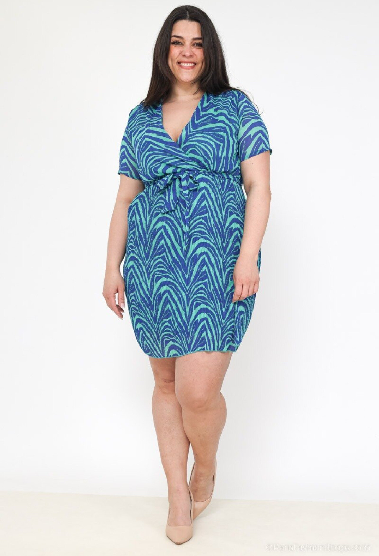 Wholesaler Lilie Plus - Printed dress big size