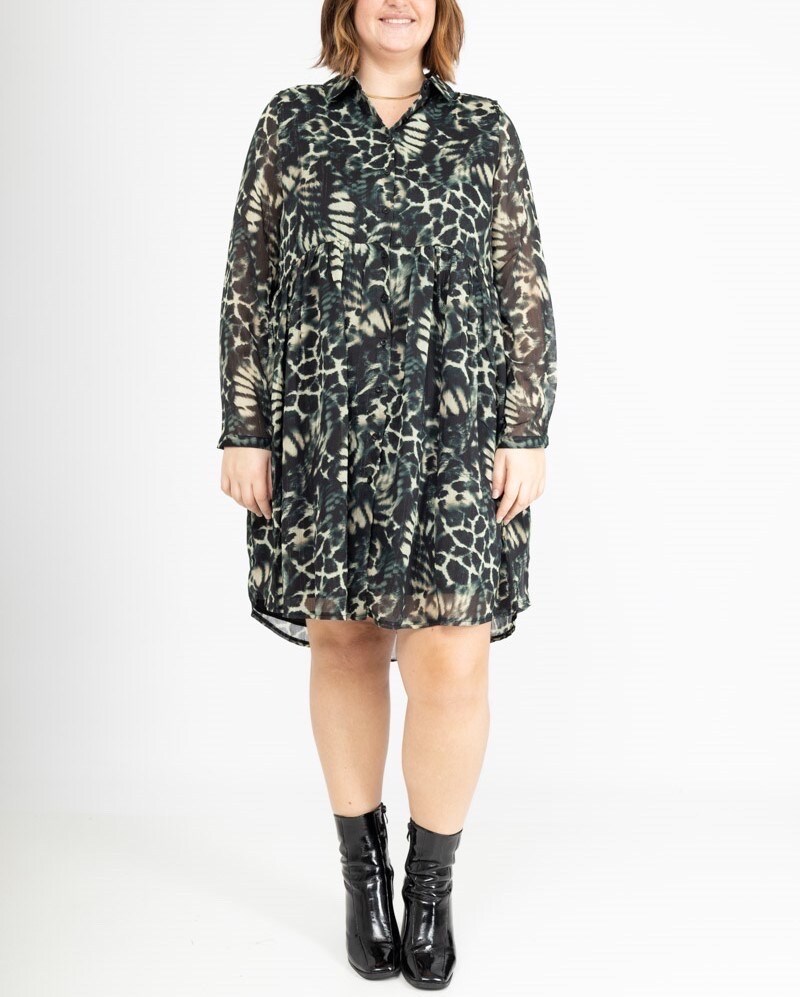 Wholesaler Lilie Plus - short dress with print plus size lxl xlxxl