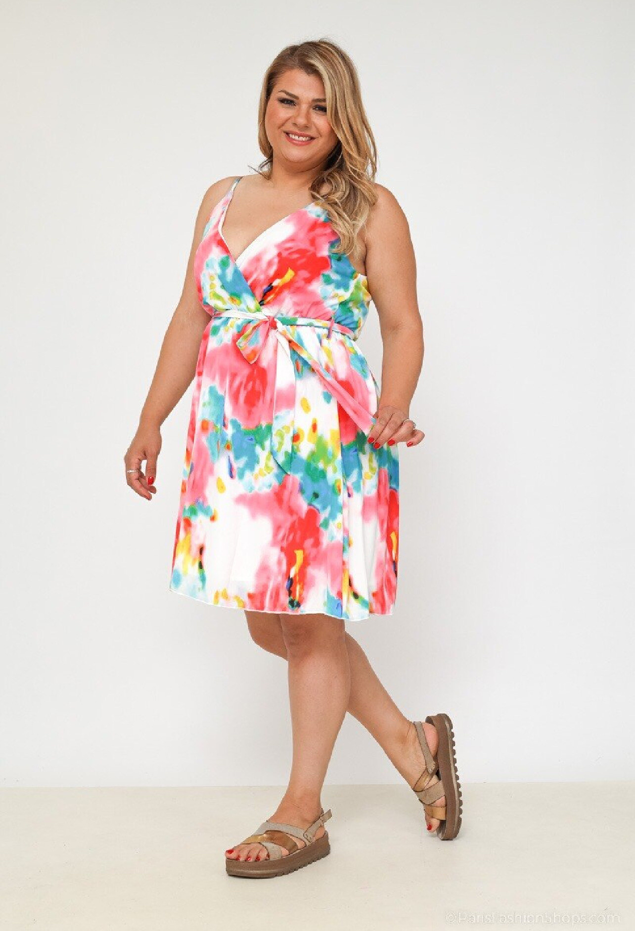 Wholesaler Lilie Plus - Printed dress big size