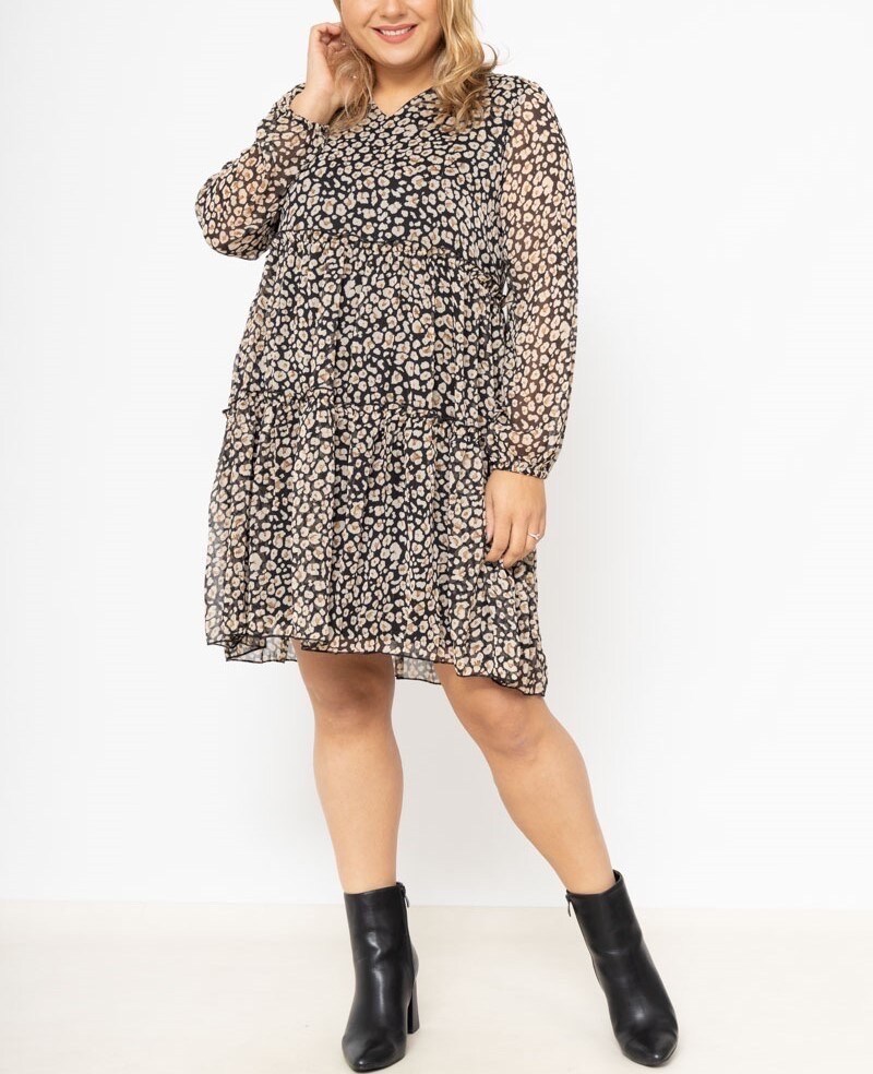 Wholesaler Lilie Plus - short dress with print plus size LXL XLXXL