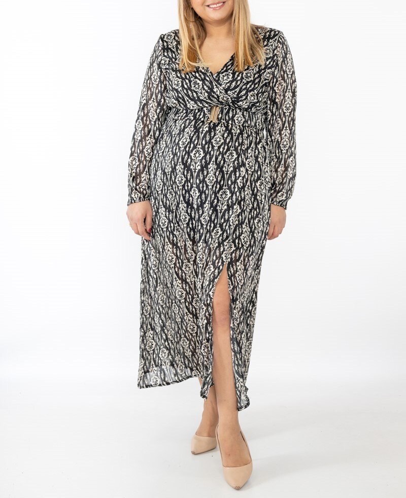 Wholesaler Lilie Plus - long dress with print plus size LXL XLXXL