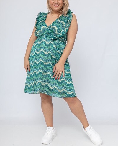 Mayorista Lilie Plus - vestido corto con estampado talla grande lxl xlxxl Mayorista Lilie Plus - vestido corto con estampado talla grande lxl xlxxl