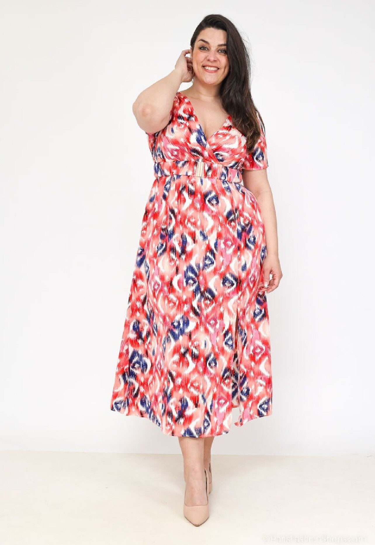 Wholesaler Lilie Plus - Printed dress big size