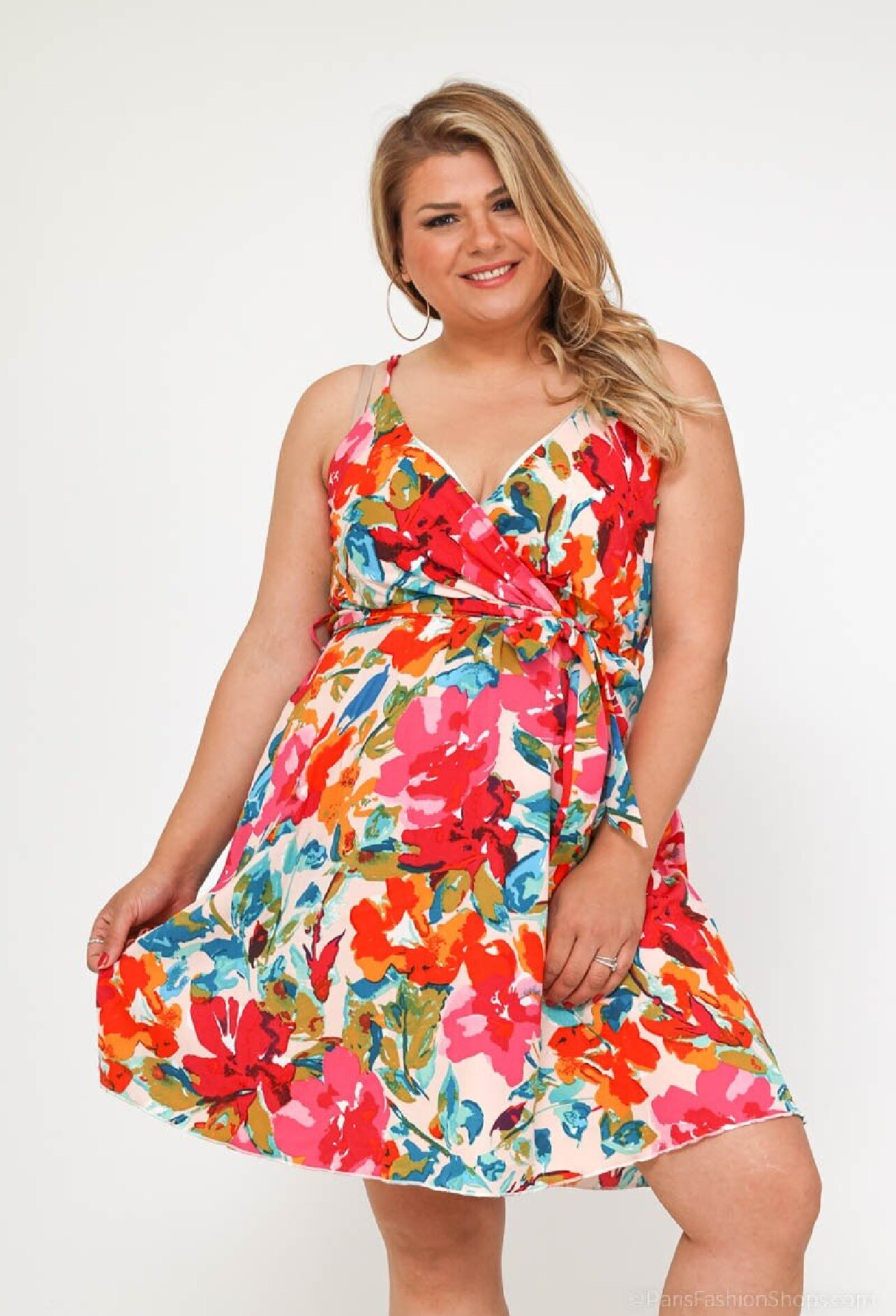 Wholesaler Lilie Plus - Printed dress big size