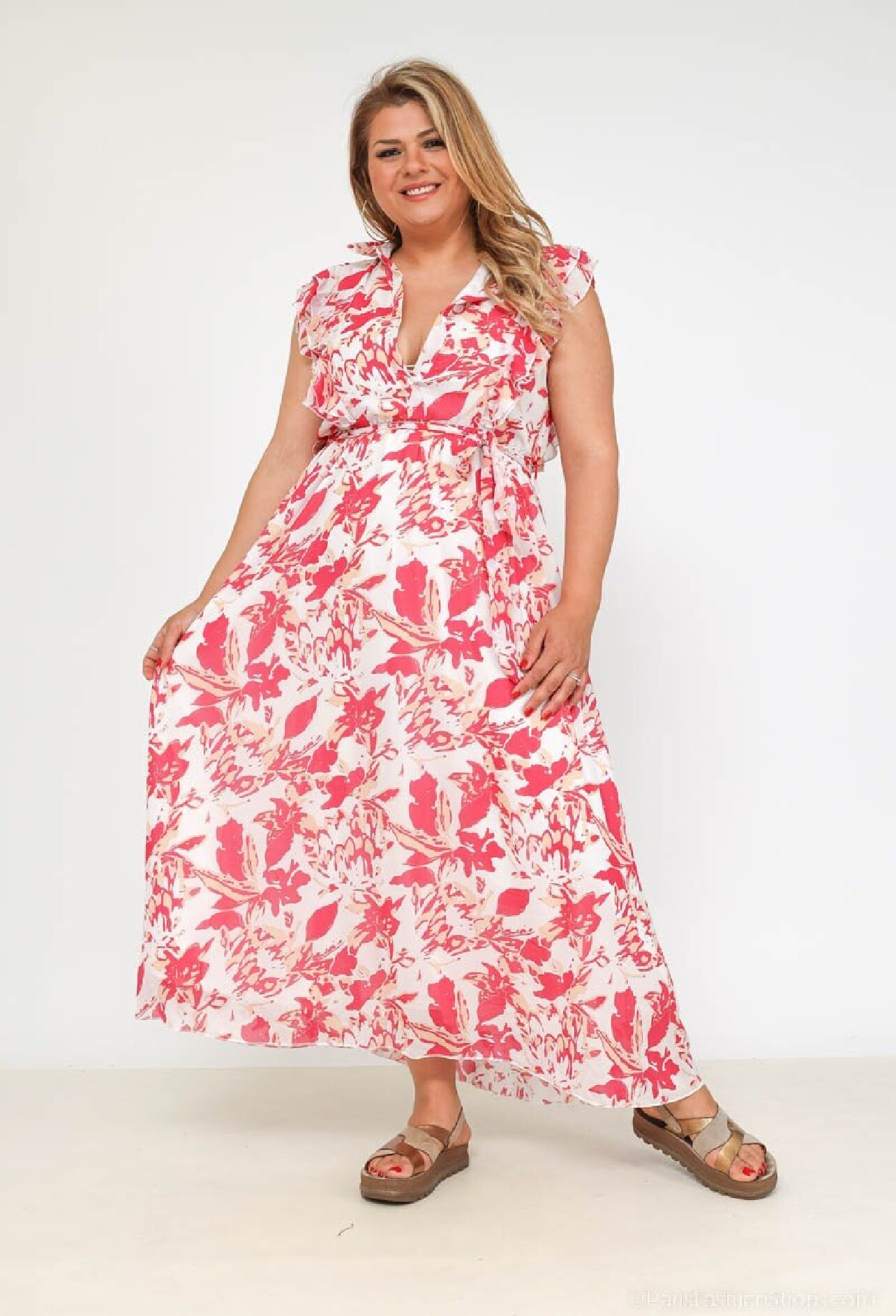 Wholesaler Lilie Plus - Printed dress big size