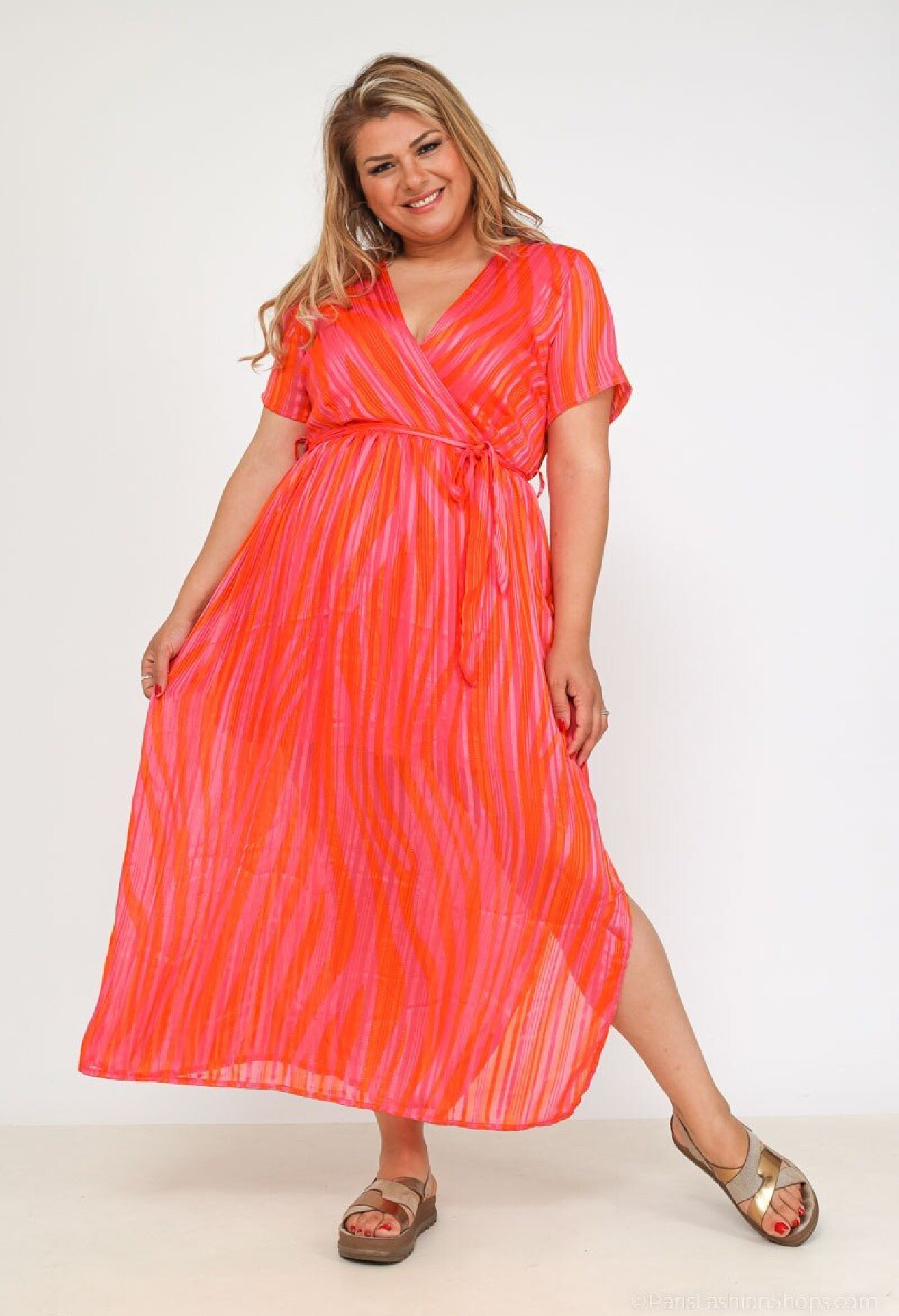 Wholesaler Lilie Plus - Printed dress big size