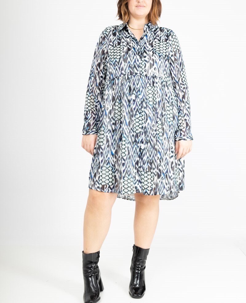 Wholesaler Lilie Plus - short dress with print plus size LXL XLXXL