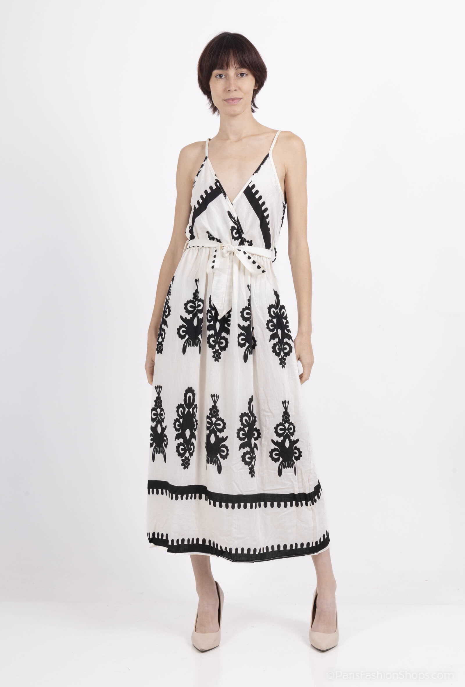 Großhändler Lilie Rose - langes Kleid
