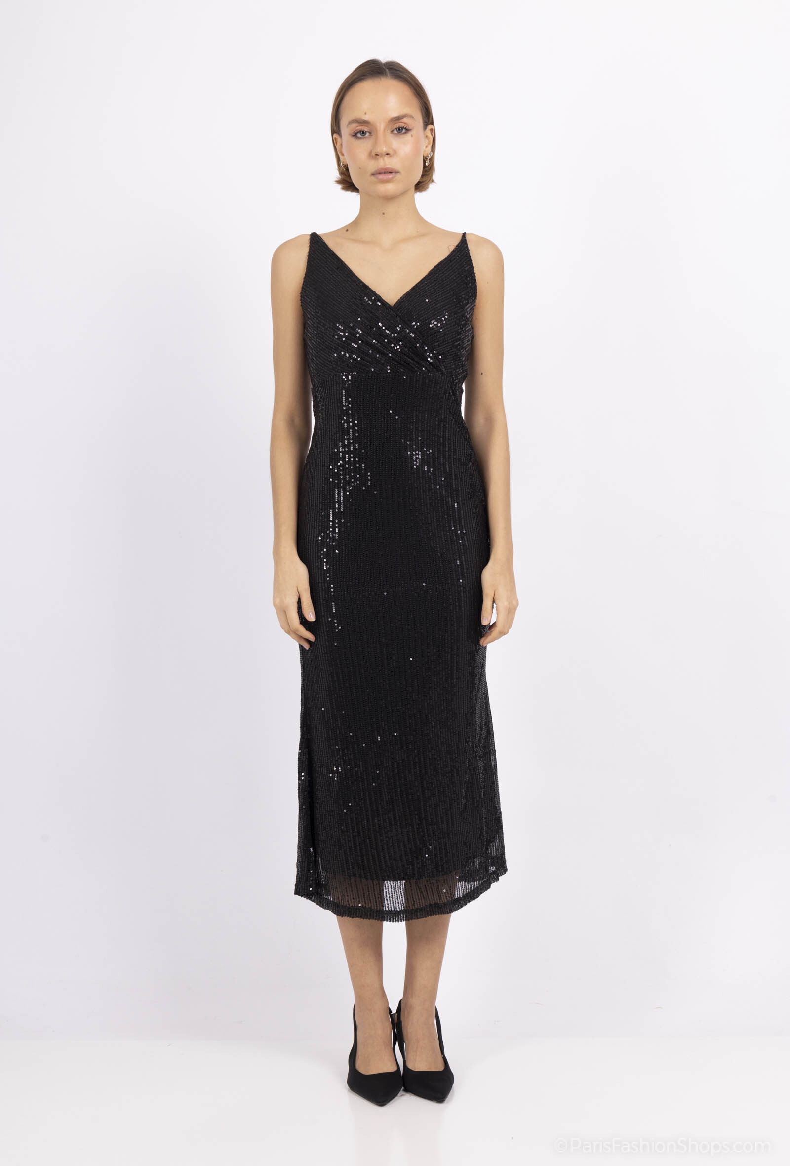 Wholesaler Lilie Rose - Long sequined dress