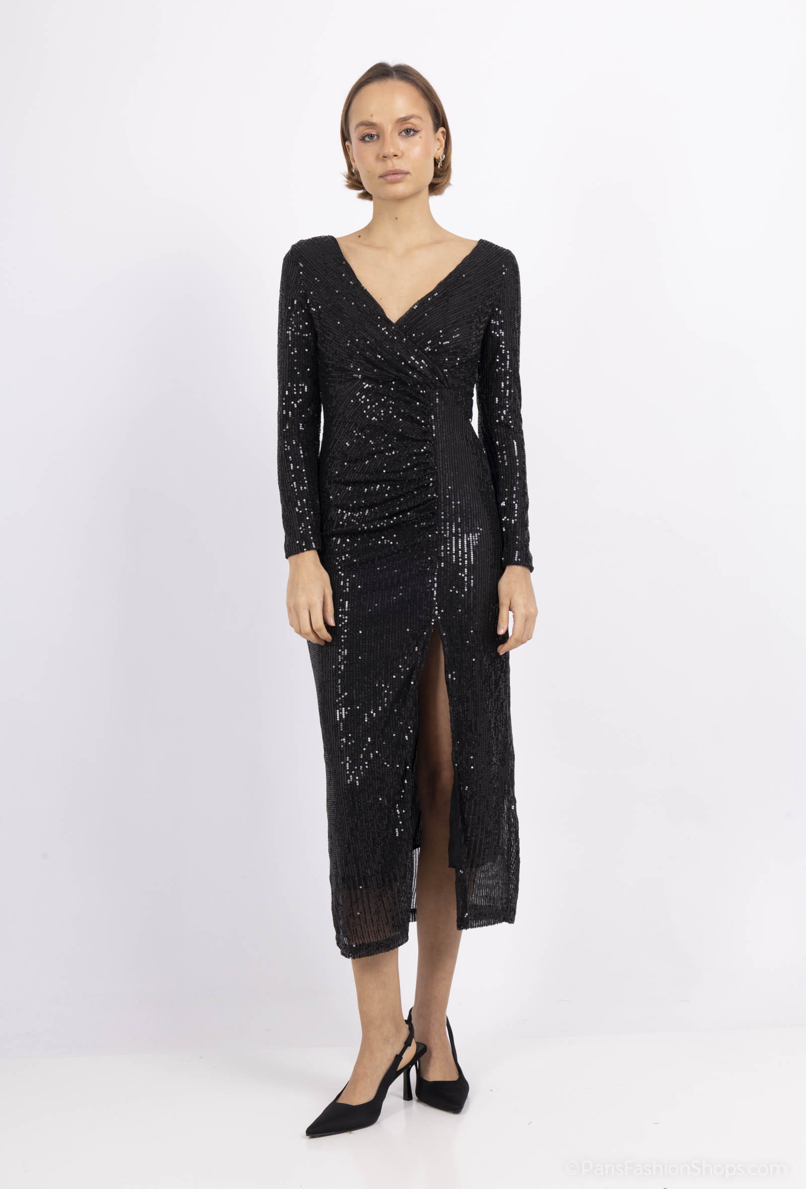 Wholesaler Lilie Rose - Long sequined dress