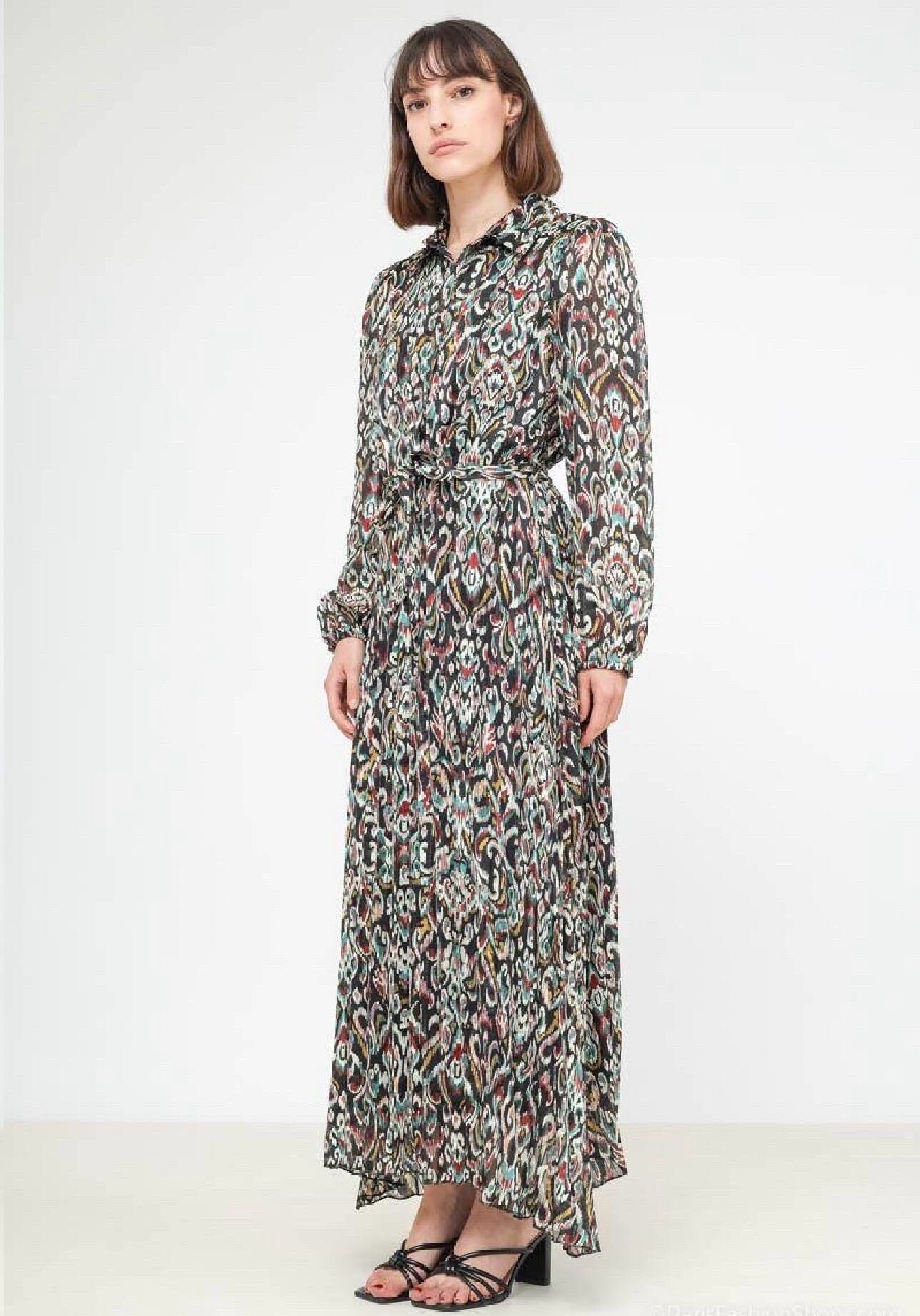 Grossiste Lilie Rose - Robe longue avec imprime