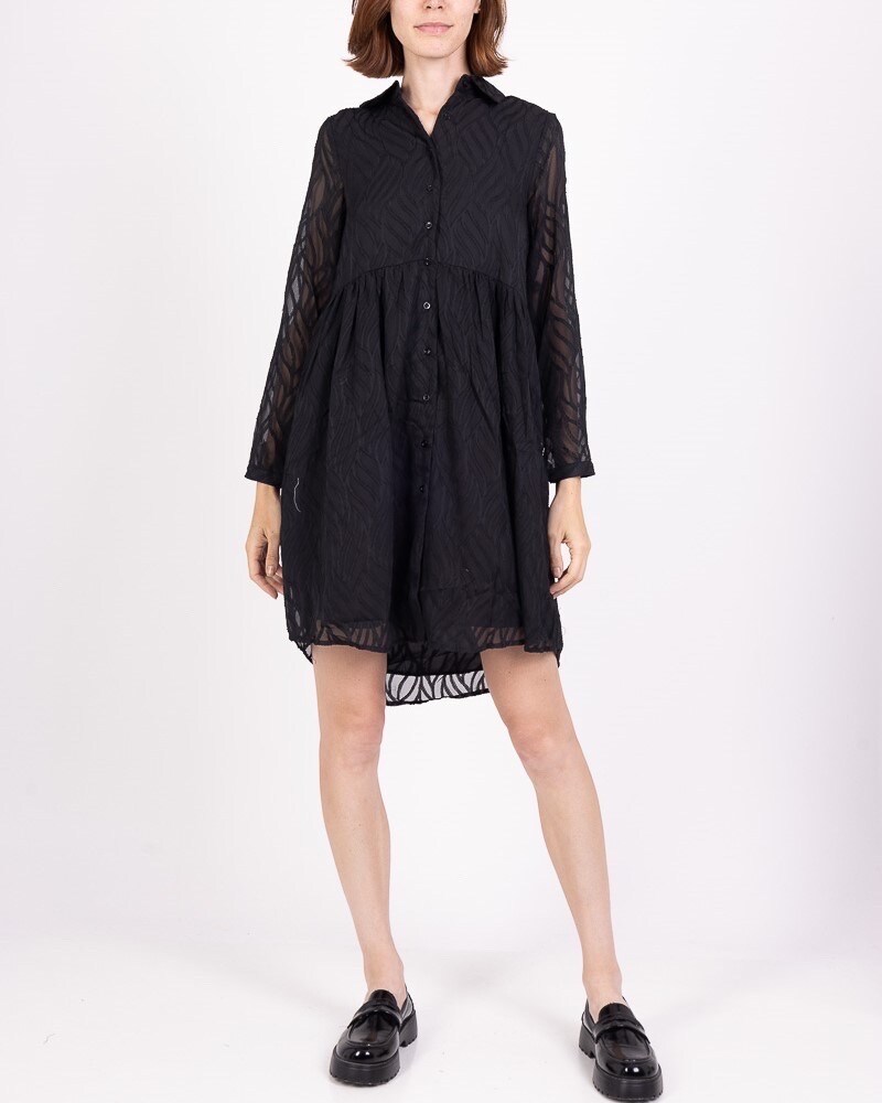 Grossista Lilie Rose - Abito camicia corto a tinta unita