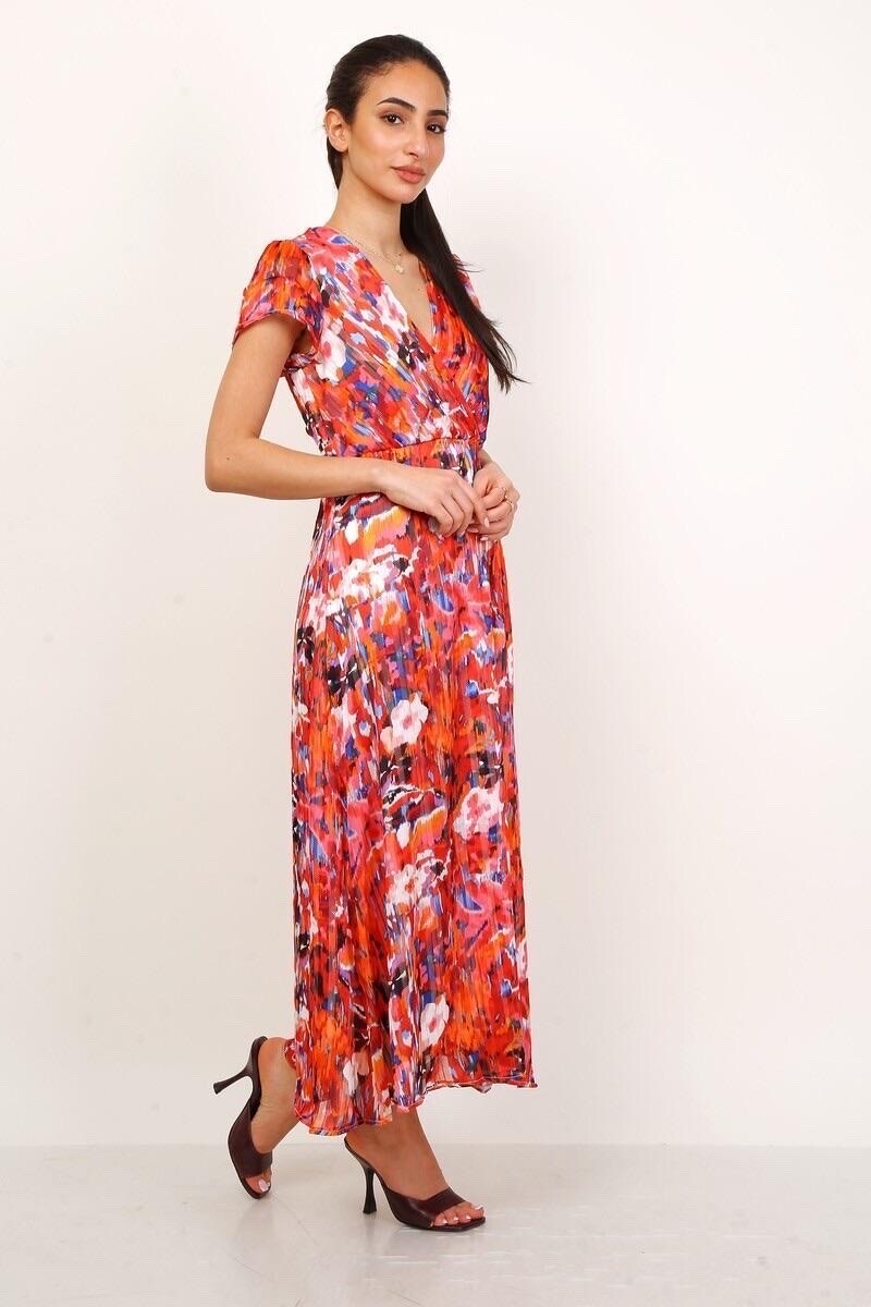 Grossiste Lilie Rose - Robe longue avec imprime