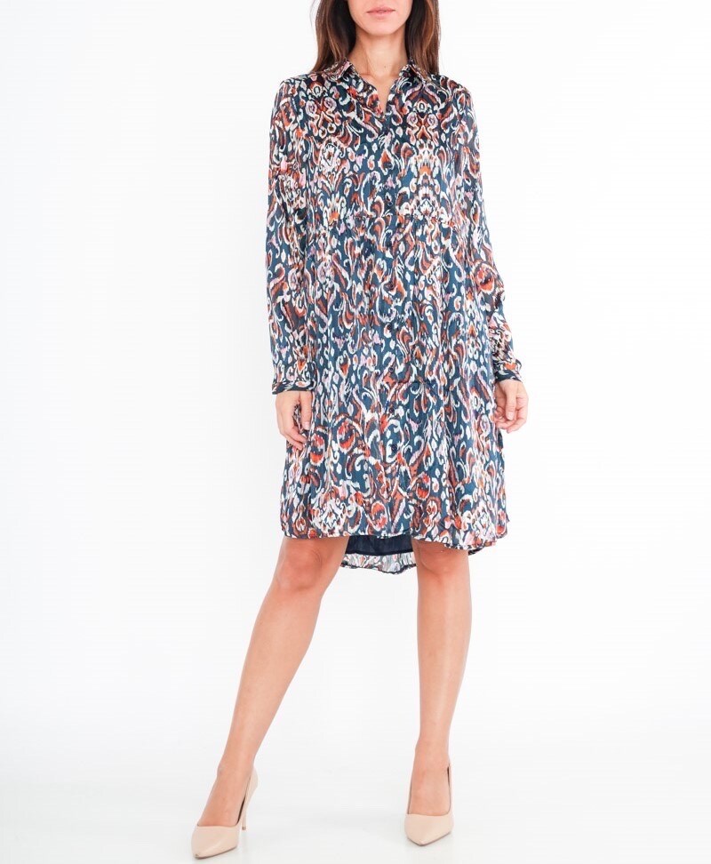 Grossiste Lilie Rose - Robe courte avec imprime