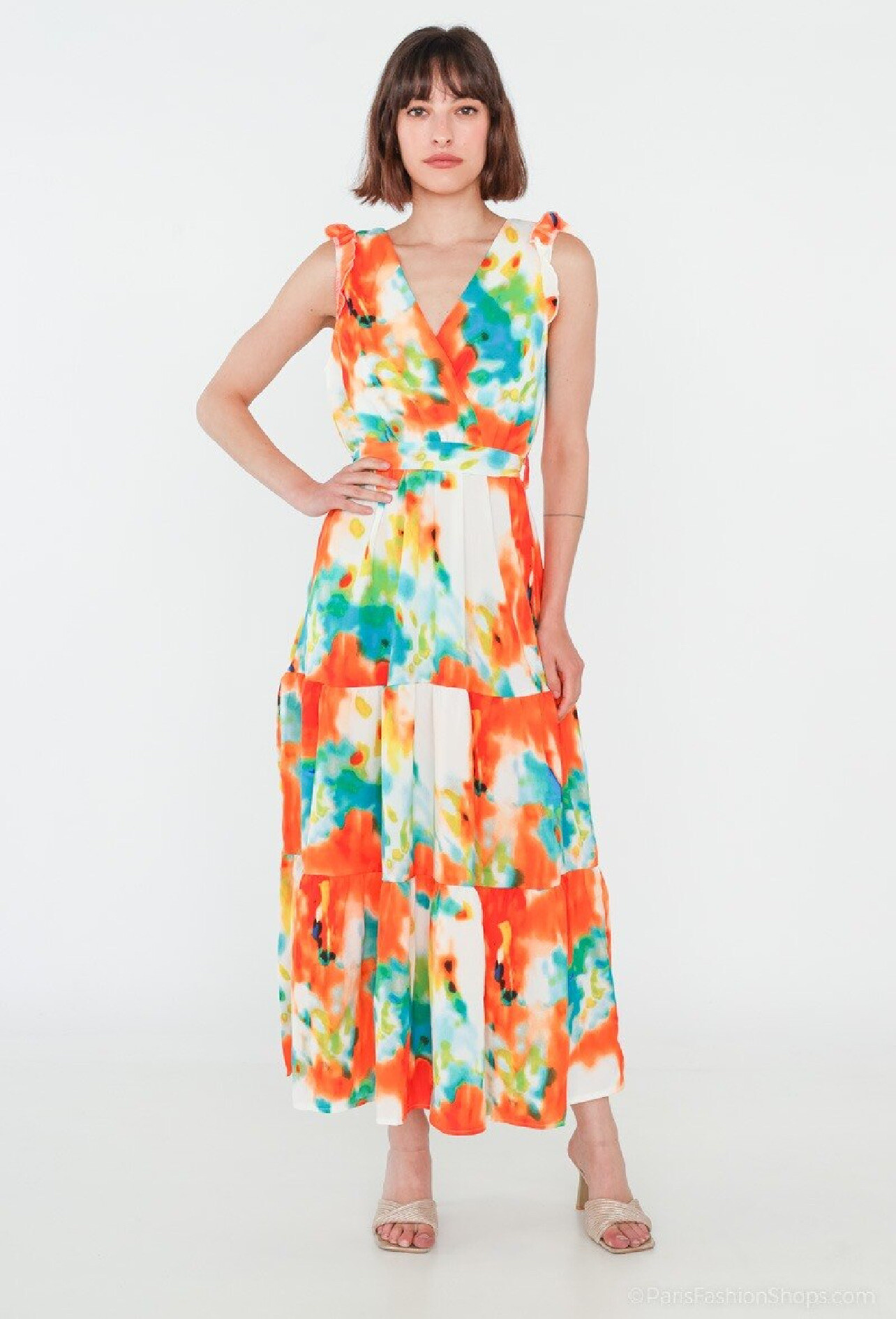 Wholesaler Lilie Rose - Long print dress
