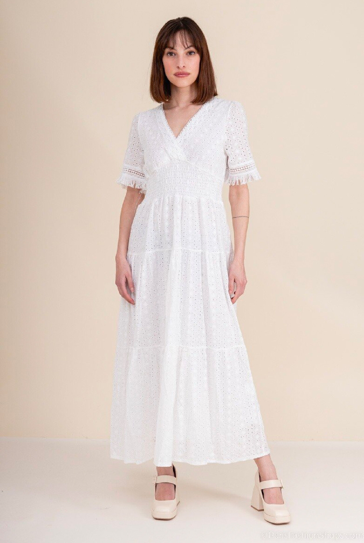 Großhändler Lilie Rose - Boho-Kleid