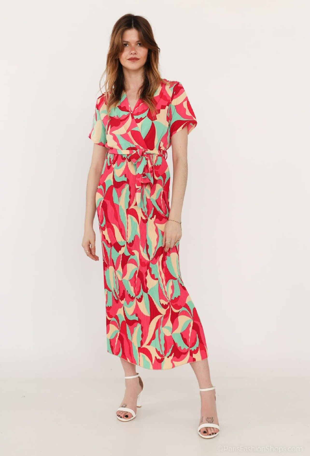 Wholesaler Lilie Rose - Long print dress