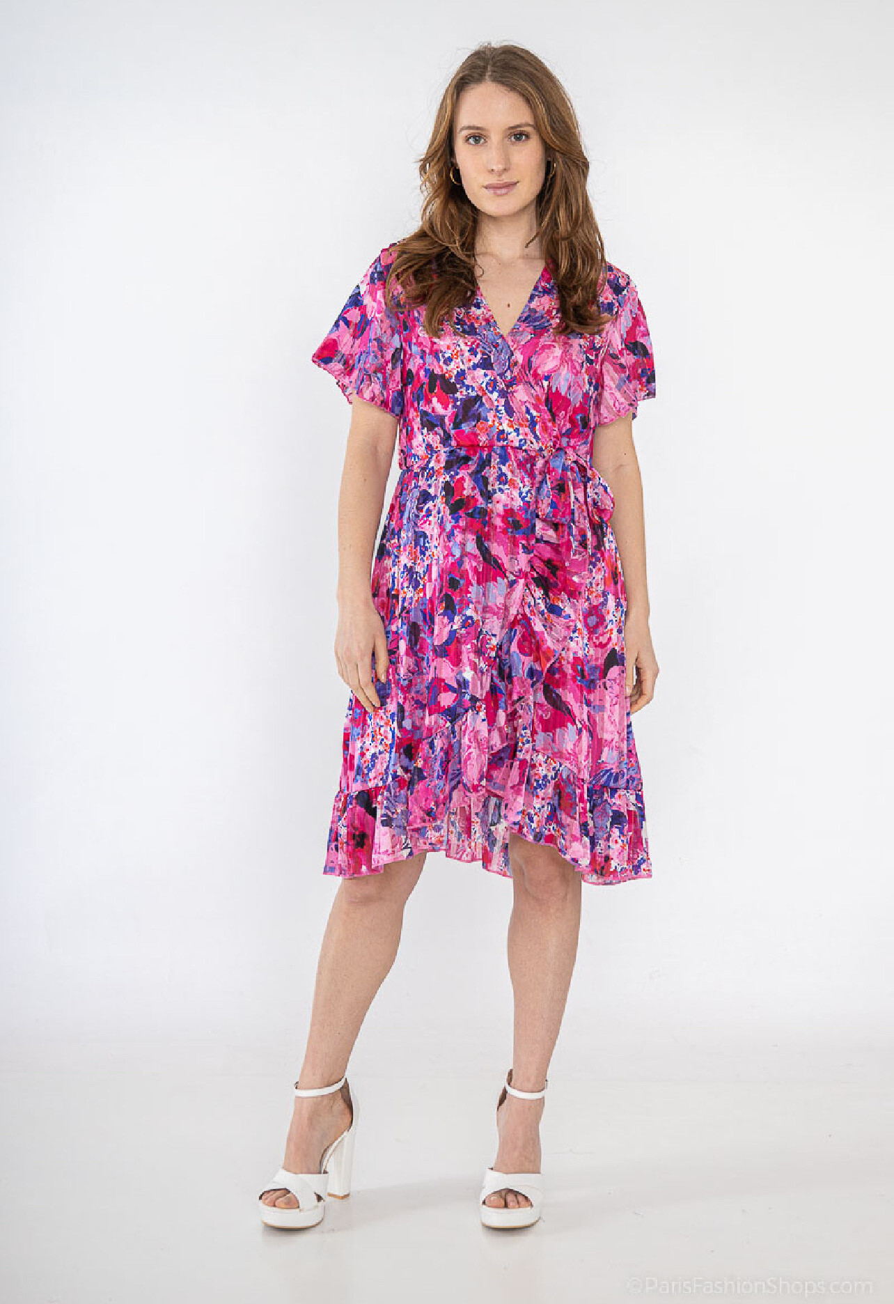 Mayorista Lilie Rose - vestido largo estampado
