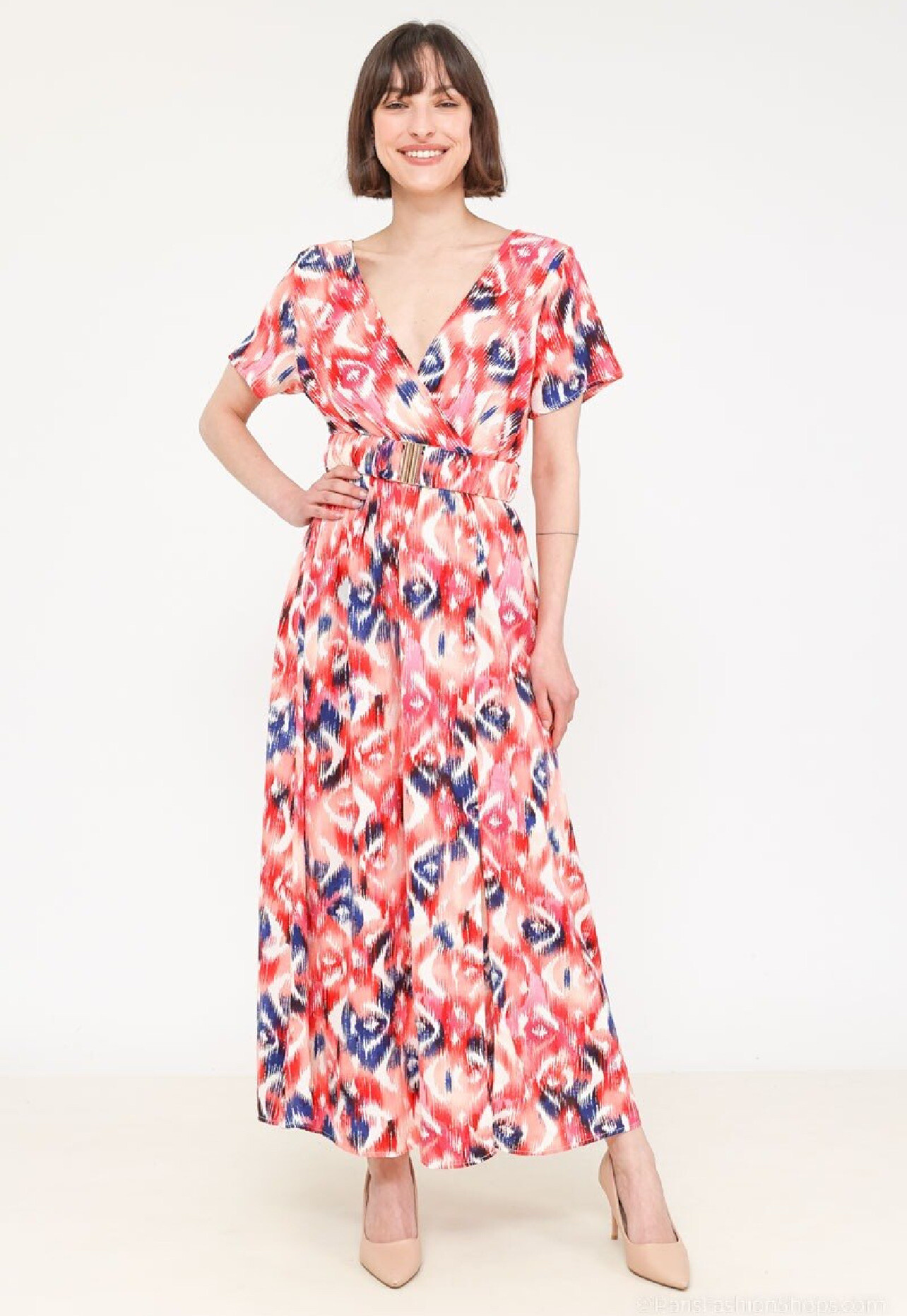 Mayorista Lilie Rose - Vestidos largos estampados