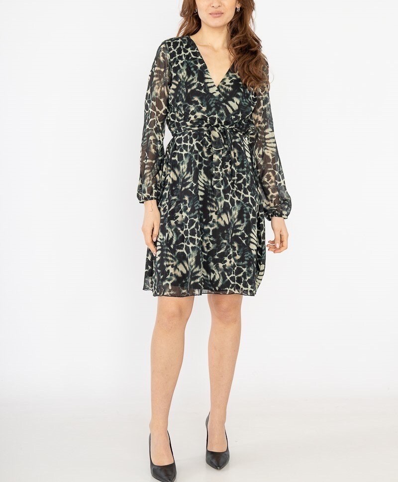 Grossiste Lilie Rose - Robe courte avec imprime