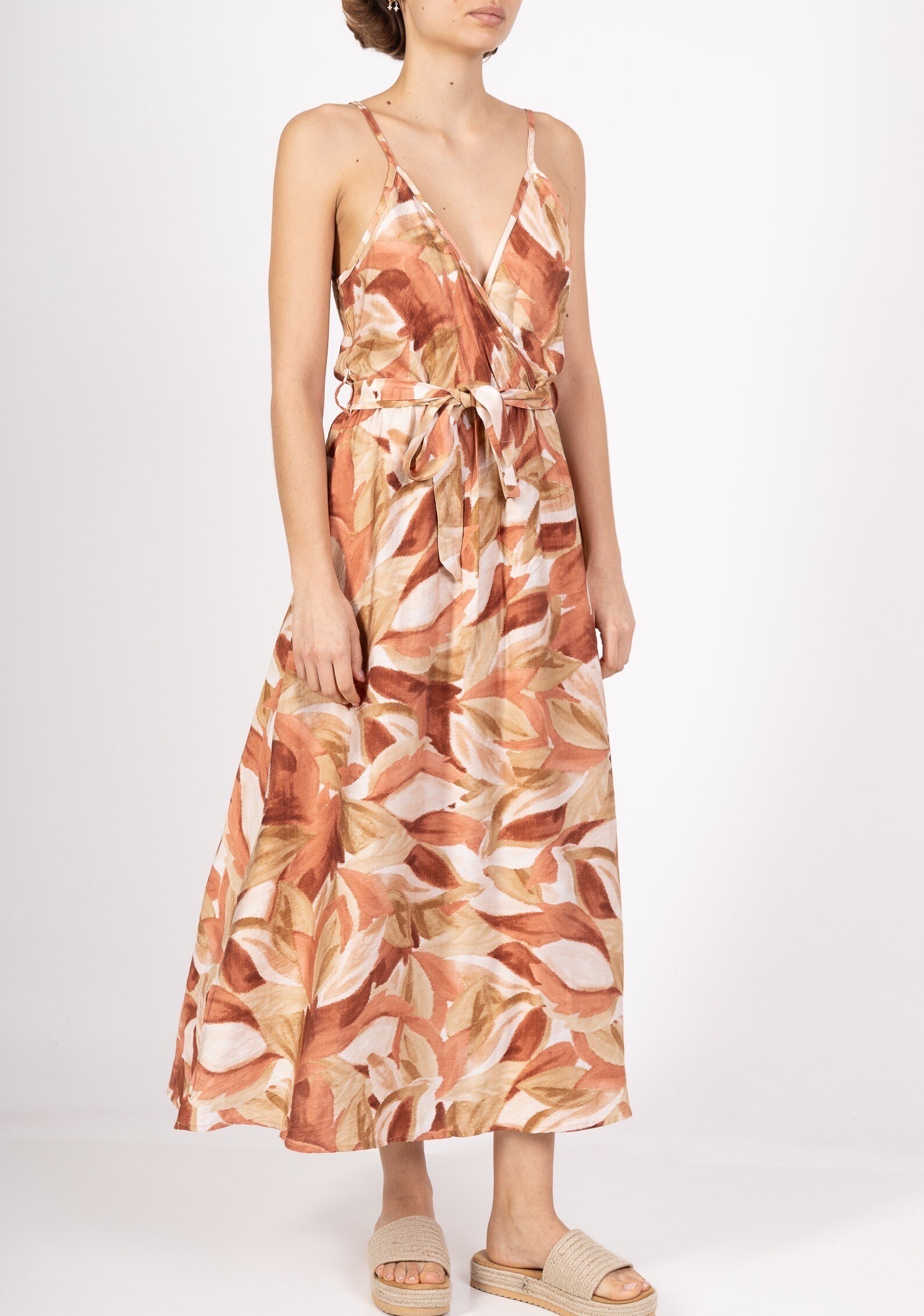 Grossiste Lilie Rose - Robe longue avec imprime