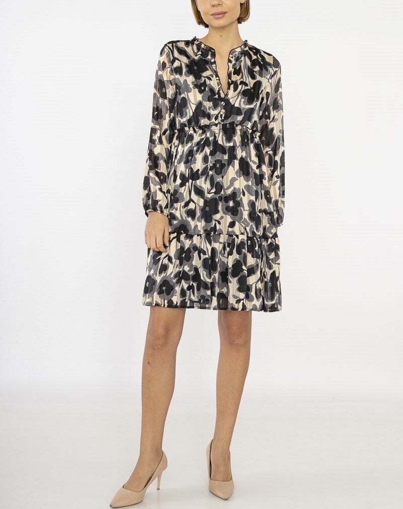 Grossiste Lilie Rose - Robe courte avec imprime
