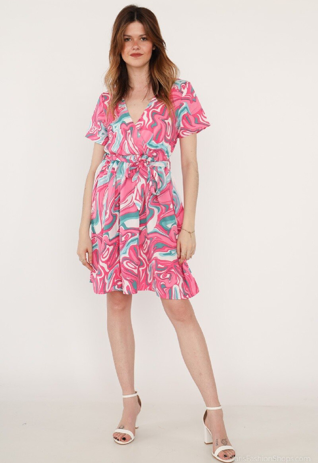 Wholesaler Lilie Rose - Short print dress