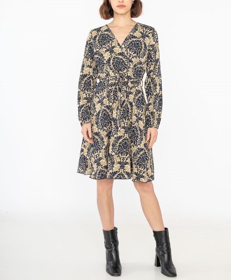 Grossiste Lilie Rose - Robe courte avec imprime