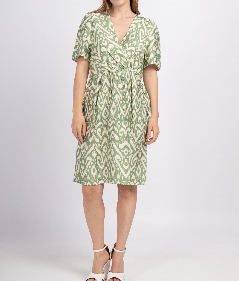 Großhändler Lilie Rose - Kurzes Kleid mit Print