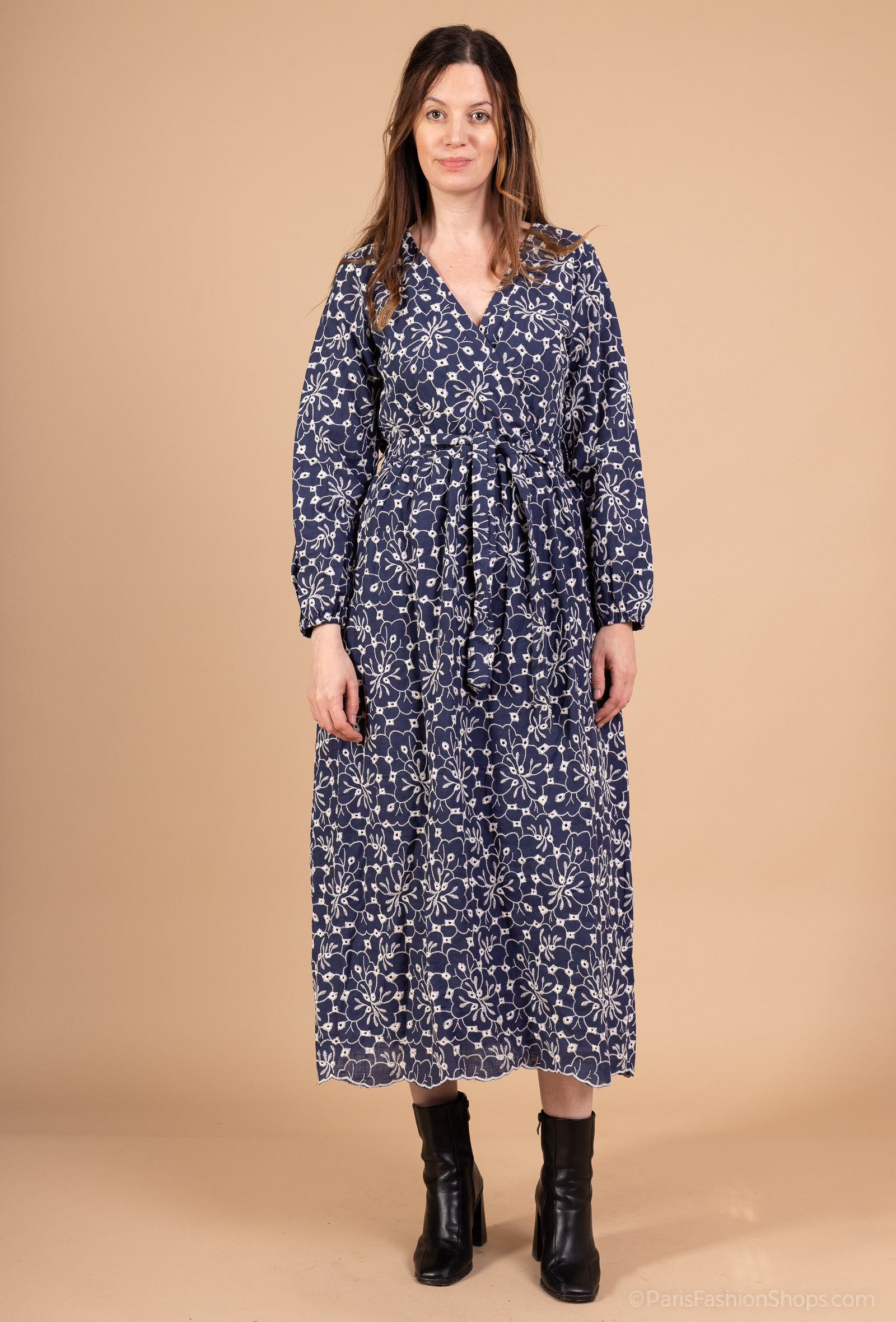 cotton winter dress for women Women's fall-winter dress, 70% cotton, 30% linen, made in China, perfect the cold season Glitter & Glee Drop Women's Black Basic Solid Length (Inches):58 like hem and flowy