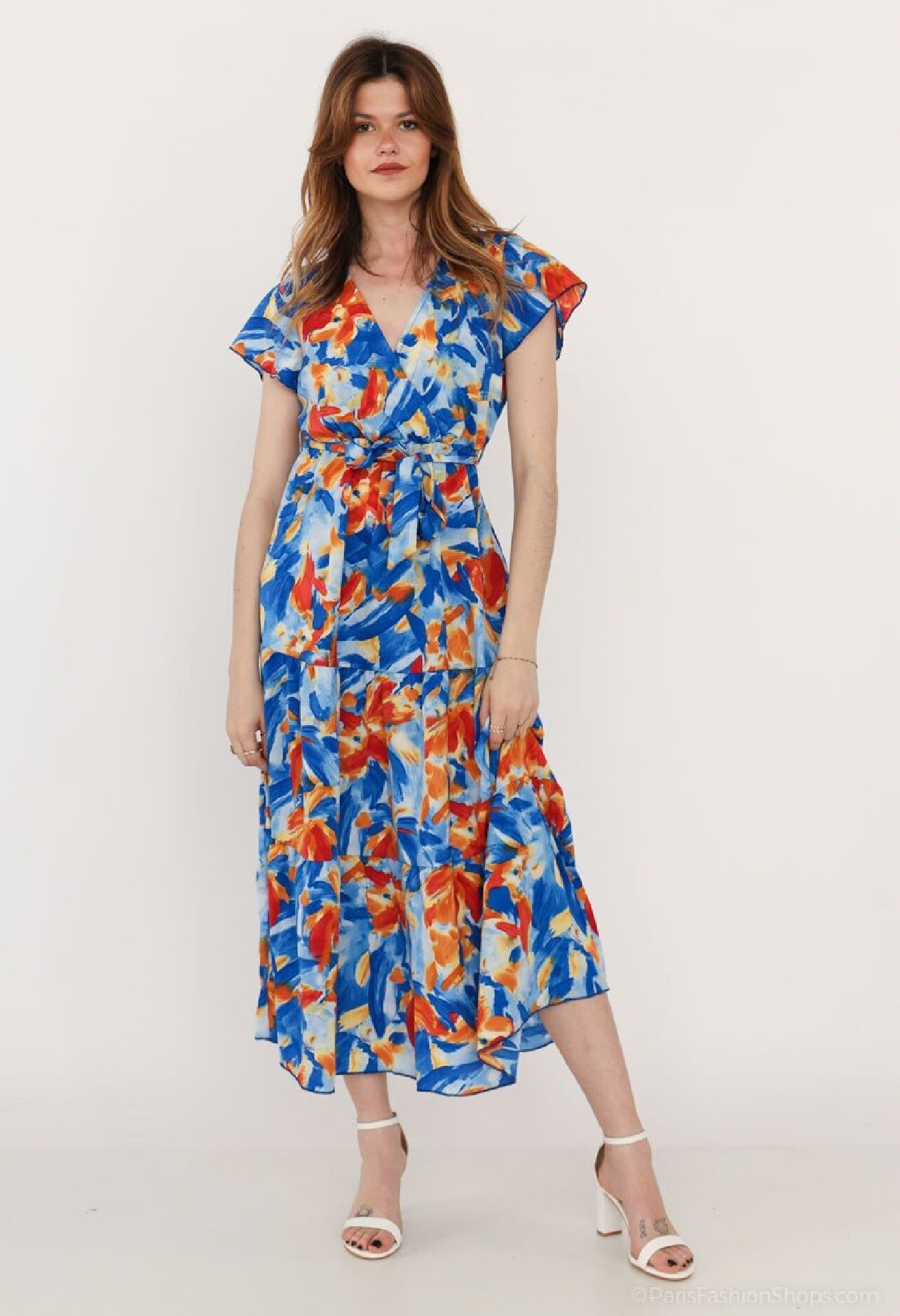 Wholesaler Lilie Rose - Long print dress