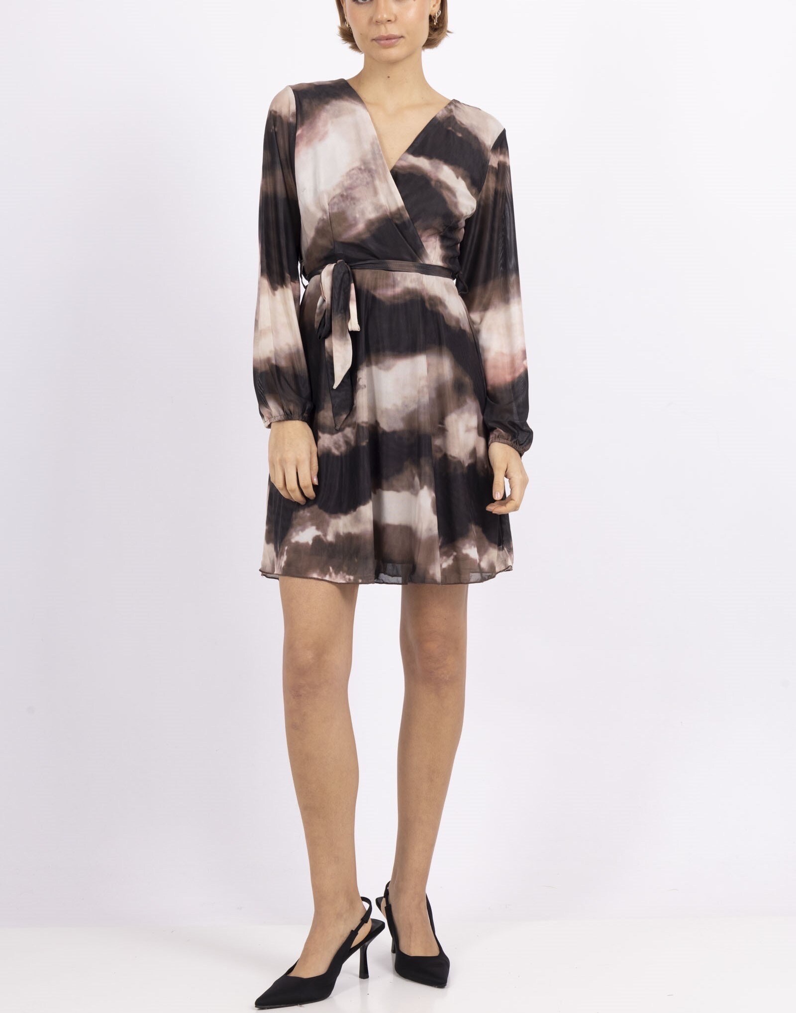 Grossiste Lilie Rose - Robe courte avec imprime