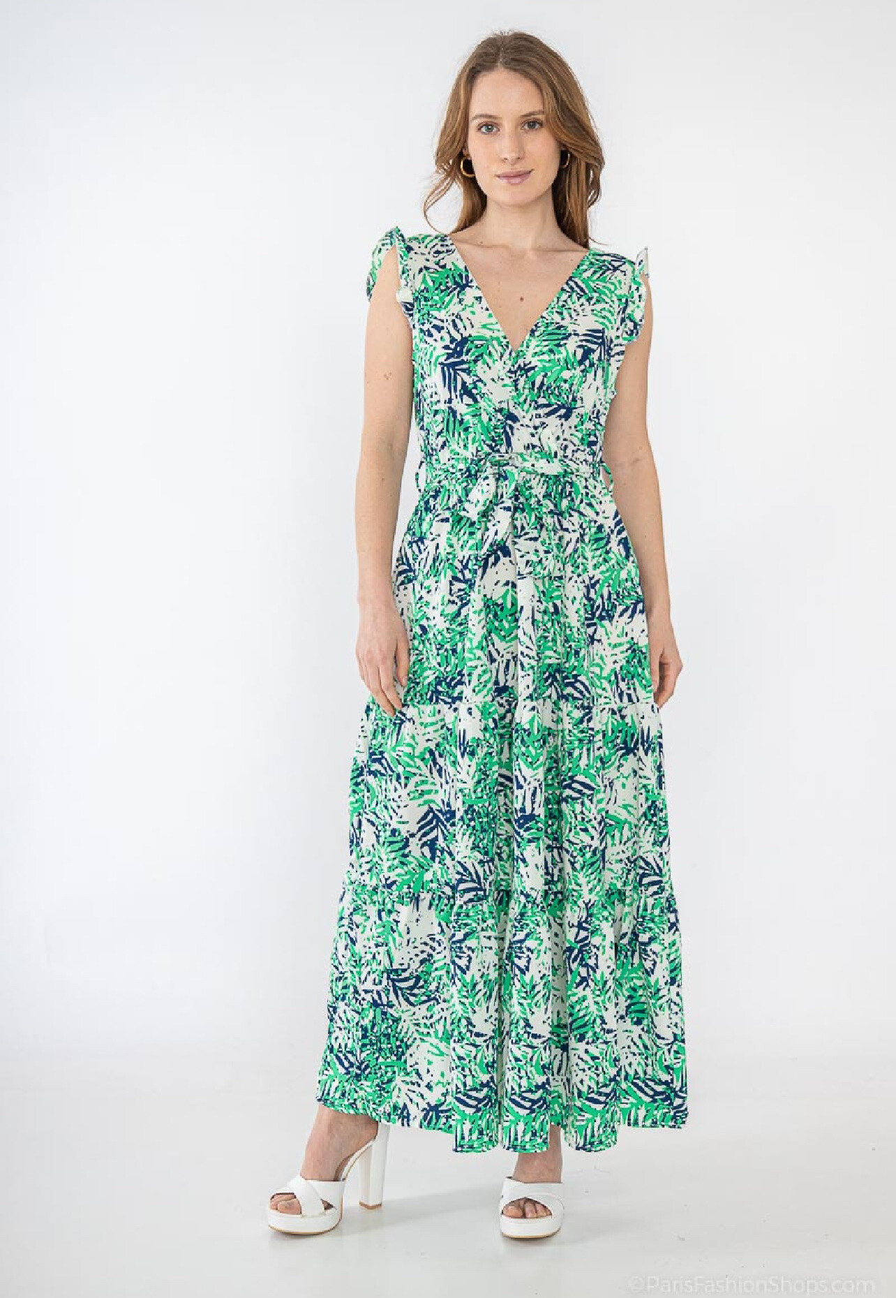 Mayorista Lilie Rose - vestido largo estampado