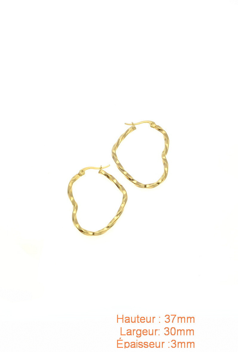 Wholesaler LILY CONTI-L&C Bijoux - Earrings-Stainless Steel