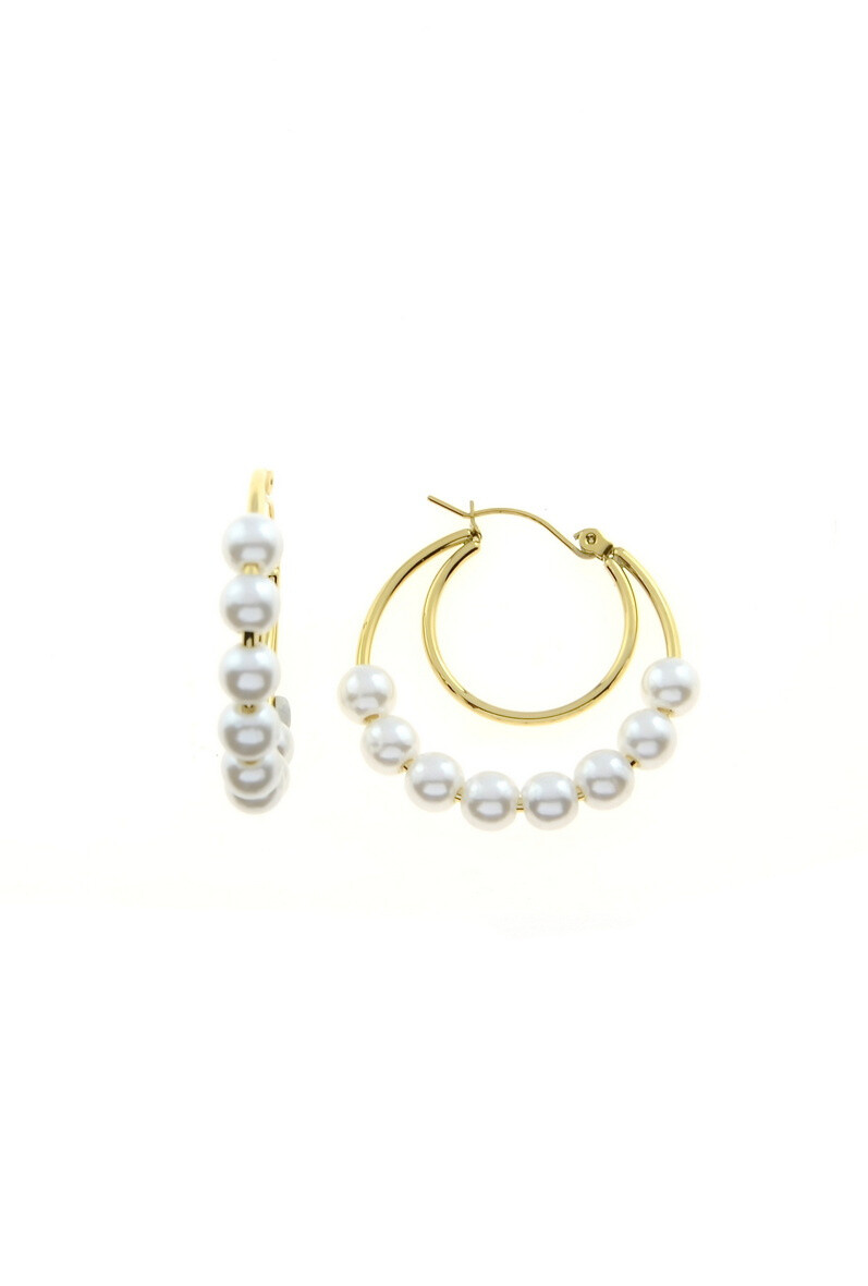 Wholesaler LILY CONTI-L&C Bijoux - Hoop Earrings-Stainless Steel