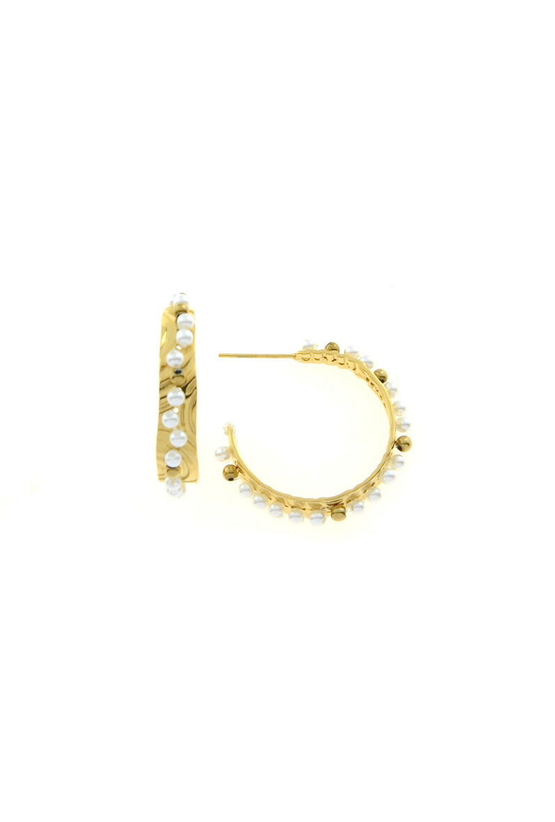 Wholesaler LILY CONTI-L&C Bijoux - Hoop Earrings-Stainless Steel