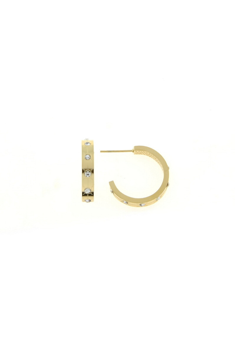 Wholesaler LILY CONTI-L&C Bijoux - Hoop Earrings-Stainless Steel