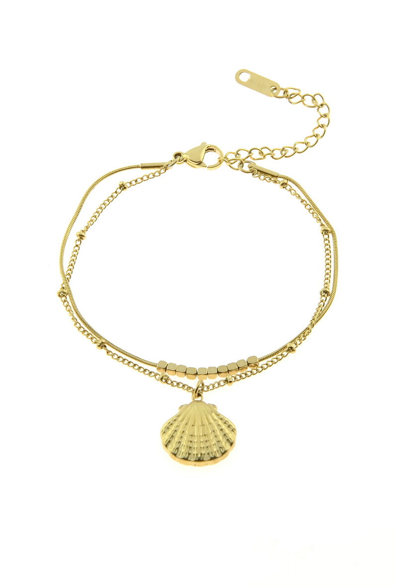 Wholesaler LILY CONTI-L&C Bijoux - Stainless 2 row bracelet.