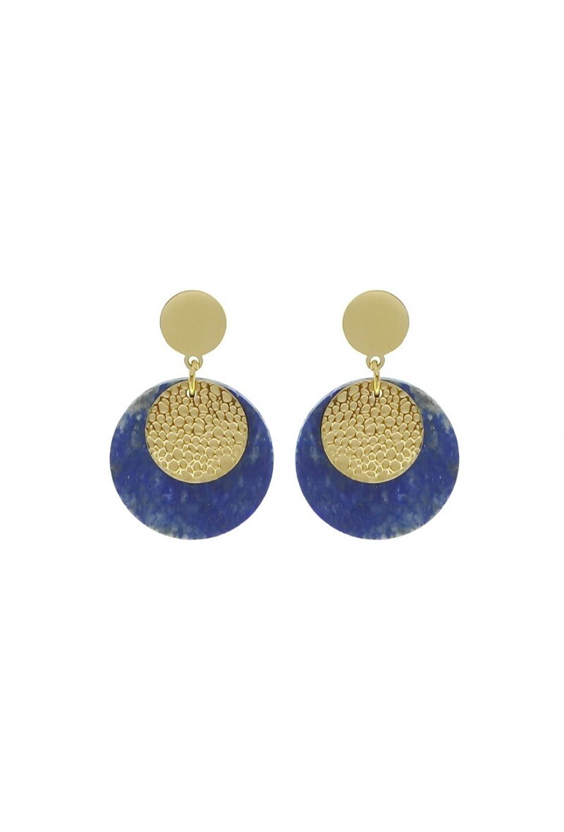 Grossiste LILY CONTI - Boucles d'Oreilles  Acier-pierres