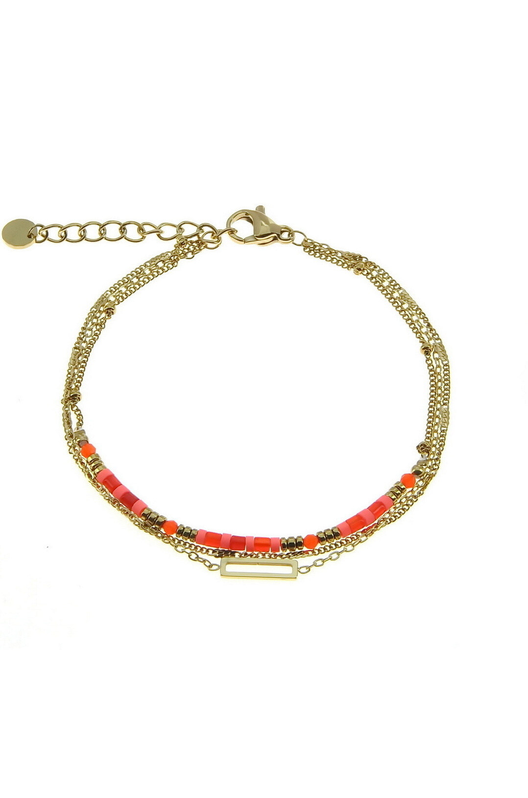 Großhändler LILY CONTI - Edelstahl -3 -Reihen -Armband