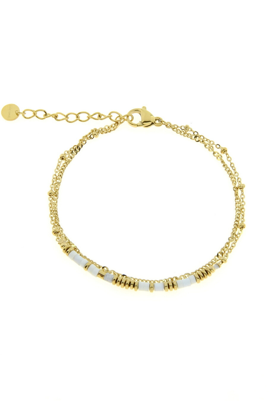 Großhändler LILY CONTI - Edelstahl 2-Reihen-Tinarmband