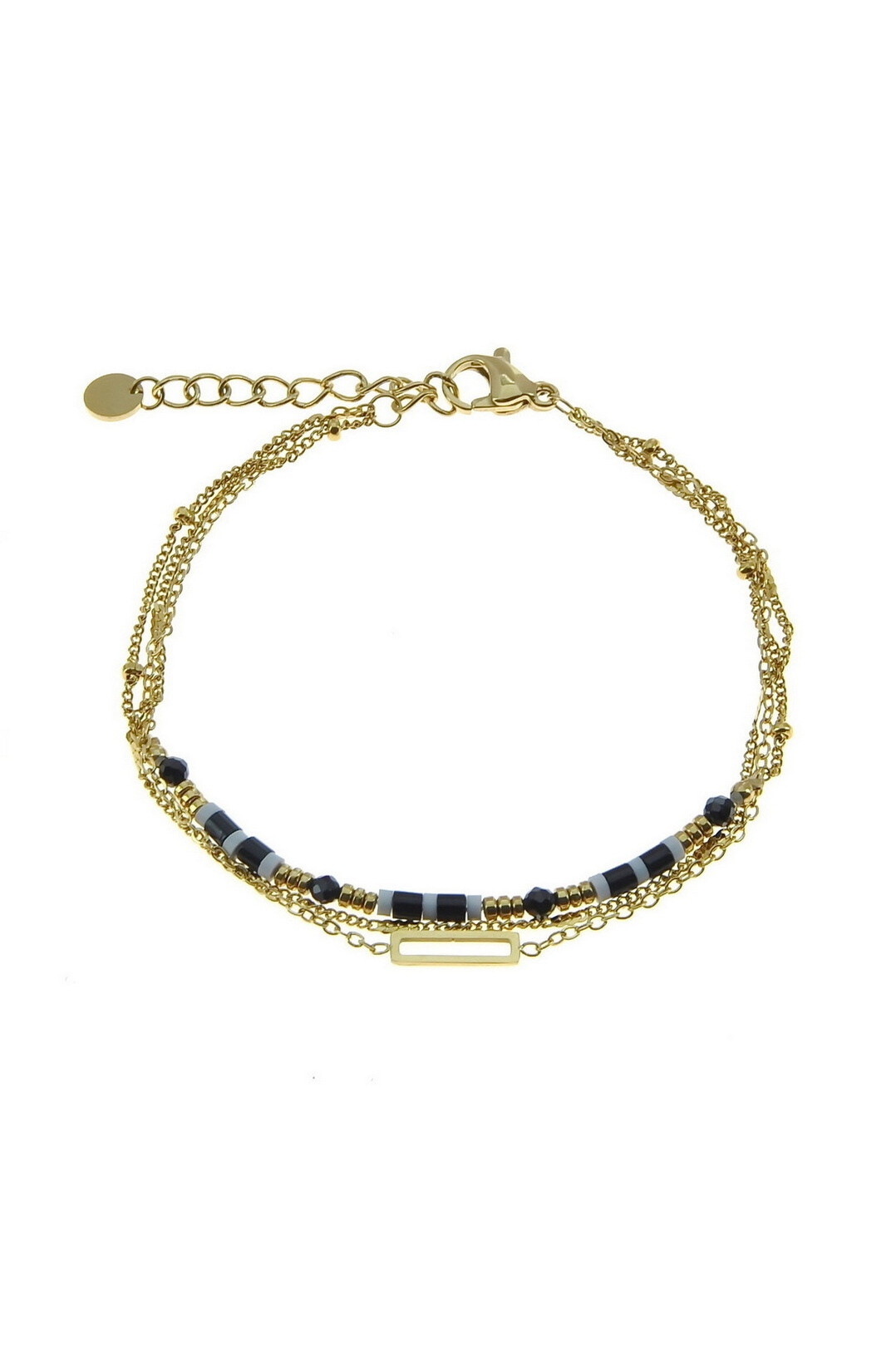 Großhändler LILY CONTI - Edelstahl -3 -Reihen -Armband