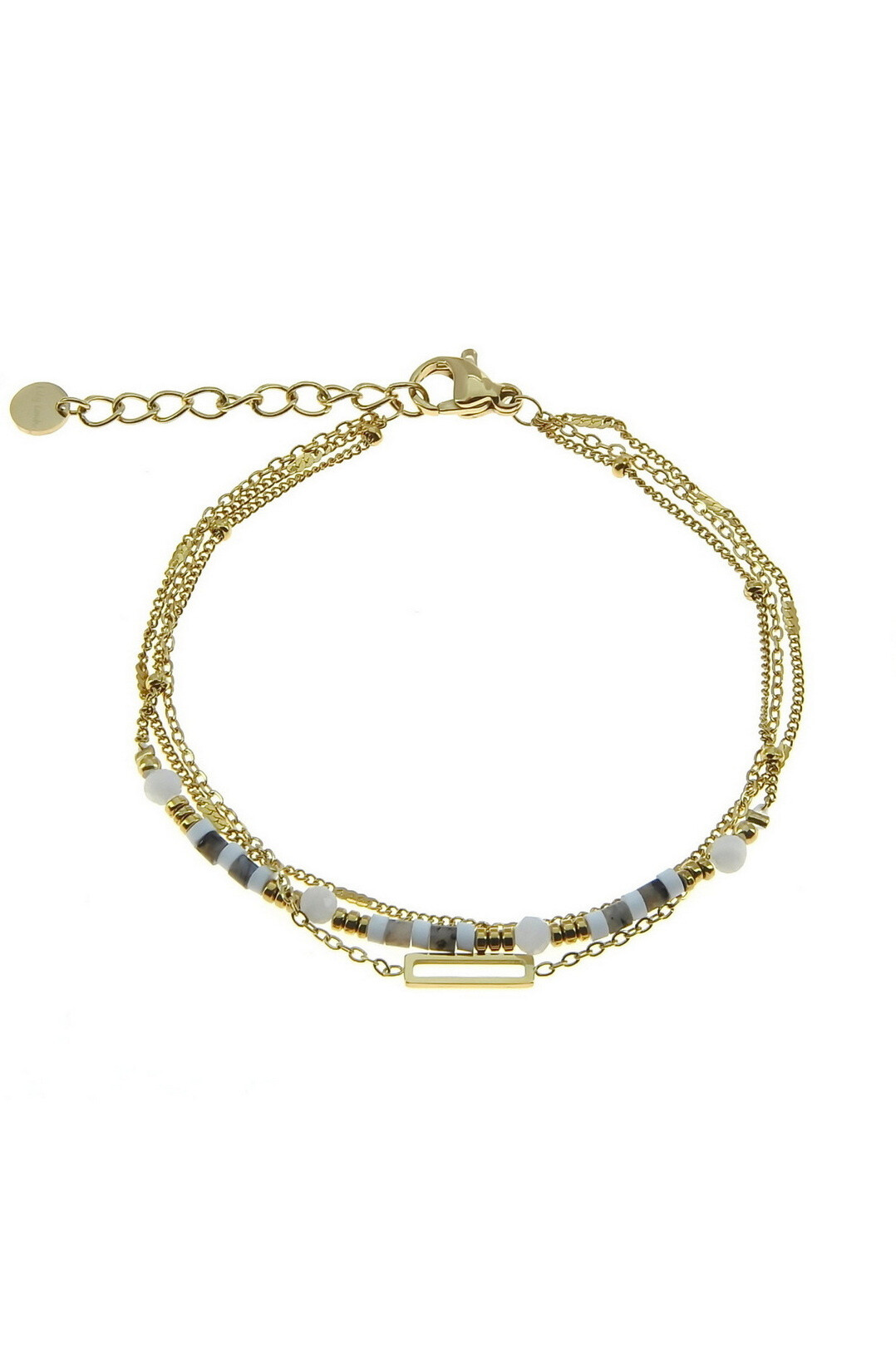 Großhändler LILY CONTI - Edelstahl -3 -Reihen -Armband