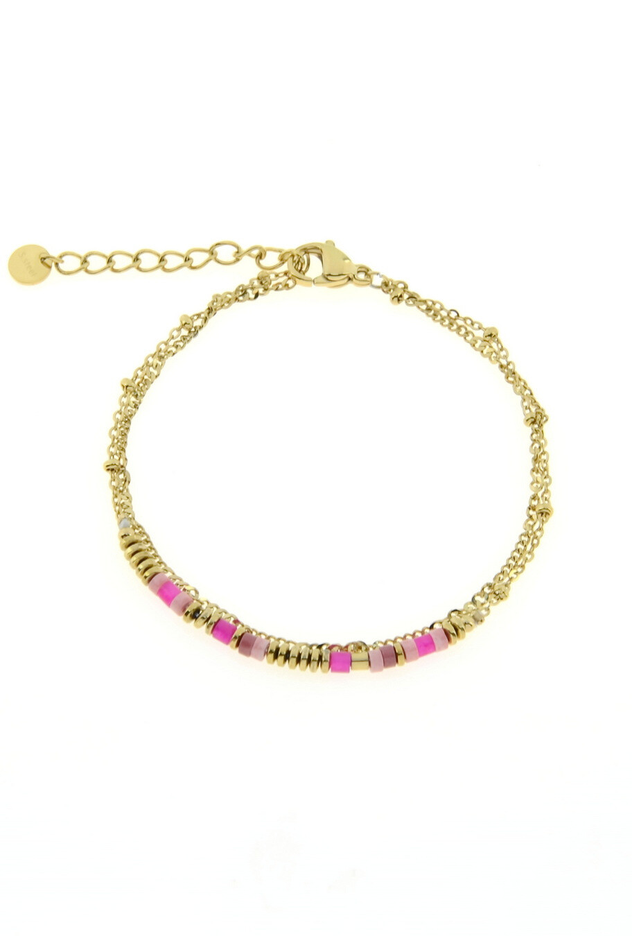 Großhändler LILY CONTI - Edelstahl 2-Reihen-Tinarmband