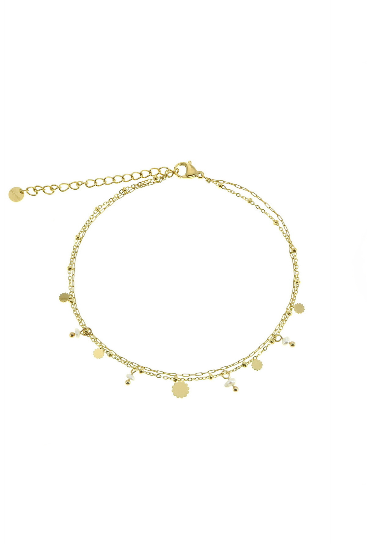 Grossista LILY CONTI - Una caviglia catene 2 colture coltivate inossidabile inossidabile inossidabile