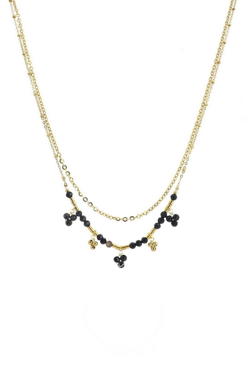 Wholesaler LILY CONTI - Necklace-stainless steel-Stones